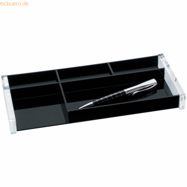 Wedo Stiftschale Exclusiv Acryl glasklar schwarz von Wedo