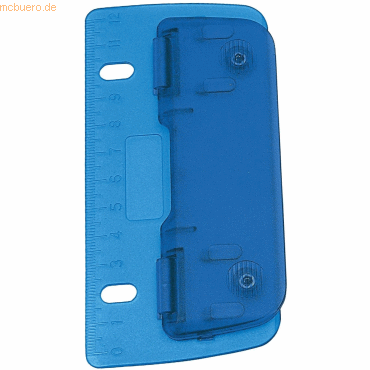 Wedo Taschenlocher 8cm Kunststoff blau von Wedo