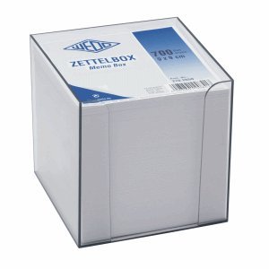 Wedo Zettelbox 9,5x9,5cm rauchglas Wedo Zettelbox 9,5x9,5cm rauchglas von Wedo