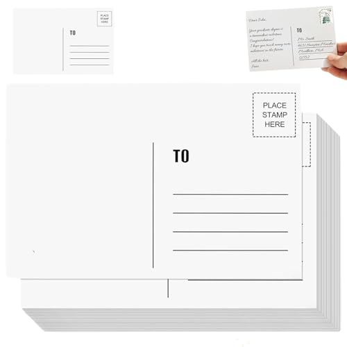 Aquarellkarten, 50pcs Aquarell Postkarten 4x6 -Zoll -Wasserfärbemalbeting -Lackpapier abgerundete Ecke für Mailing Art Painting Zeichenkünstler, 140 lb/300 GSM Aquarellkarten, 50pcs Aquarell Postkarten 4x6 -Zoll -Wasserfärbemalbeting -Lackpapier abgerundete Ecke für Mailing Art Painting Zeichenkünstler, 140 lb/300 GSM von Weduspaty