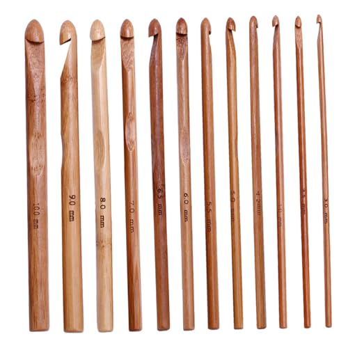 Häkeln Haken, 12 pcs hölzerne Häkelhaken, natrual sicherer Holzhaken -Set, Single -Point -Stricknadeln -Kit für DIY -Handwerksanfänger, gemischte Größe Häkeln Haken, 12 pcs hölzerne Häkelhaken, natrual sicherer Holzhaken -Set, Single -Point -Stricknadeln -Kit für DIY -Handwerksanfänger, gemischte Größe von Weduspaty