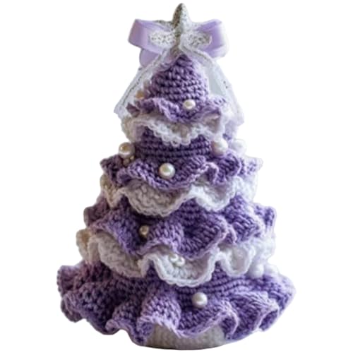 Häkeln Weihnachtsbaum -Kit, DIY -Häkel -Weihnachtsbaum -Kit -Kits für Anfänger mit Garn, Werkzeugen, detaillierte Anweisungen und Schritt -für -Schritt -Tutorials von Weduspaty