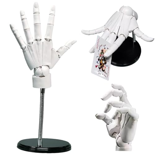 Handmodell, artikulierte Hand 1: 1 8x14 Zoll linke Modell mit beweglichen Gelenk- und Basis -DIY -freundlichen PVC zum Zeichnen, Malerei, Skizzieren, Weiß Handmodell, artikulierte Hand 1: 1 8x14 Zoll linke Modell mit beweglichen Gelenk- und Basis -DIY -freundlichen PVC zum Zeichnen, Malerei, Skizzieren, Weiß von Weduspaty