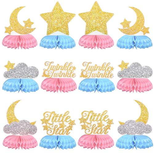 Weekgrat 12 Stück Twinkle Twinkle Little Star Party Wabenaufsätze Rosa Blau Sternendekoration Geburtstag Dekorationen und Babyparty Supplies Niedliche Stern Mond Wolke Tischaufsätze Geschlecht Weekgrat 12 Stück Twinkle Twinkle Little Star Party Wabenaufsätze Rosa Blau Sternendekoration Geburtstag Dekorationen und Babyparty Supplies Niedliche Stern Mond Wolke Tischaufsätze Geschlecht von Weekgrat