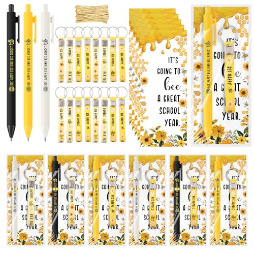 Weekgrat 36-teiliges Set für den ersten Schultag, Bienengeschenke für Schüler, Kugelschreiber, motivierende Schlüsselanhänger, inspirierende Lesezeichen, Taschen, Bienen-Thema, Partygeschenke für Weekgrat 36-teiliges Set für den ersten Schultag, Bienengeschenke für Schüler, Kugelschreiber, motivierende Schlüsselanhänger, inspirierende Lesezeichen, Taschen, Bienen-Thema, Partygeschenke für von Weekgrat