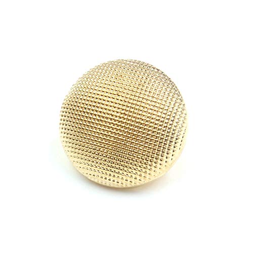 10Pcs 18mm 22mm 25mm Metallknöpfe für Kleidung Strickjacke-Mantel-Dekoration Hemd Goldknöpfen, Gold, 22mm von Weeksu