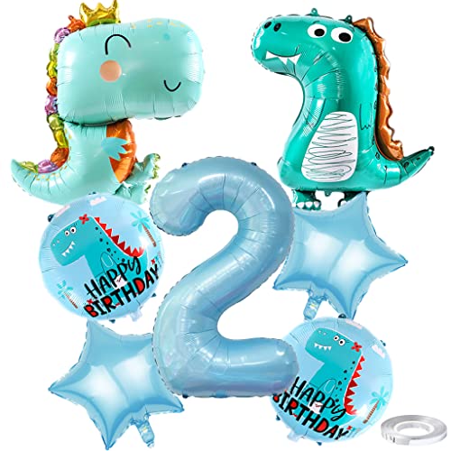 Weenkeey 2 Jahre Dinosaurier Geburtstag Dekoration Großes Dinosaurier Happy Birthday Luftballon 2. Geburtstag Dino Heliumballon Hellblau Zahl 2 Folienballon für Dino Party Junge Geburtstag Party Weenkeey 2 Jahre Dinosaurier Geburtstag Dekoration Großes Dinosaurier Happy Birthday Luftballon 2. Geburtstag Dino Heliumballon Hellblau Zahl 2 Folienballon für Dino Party Junge Geburtstag Party von Weenkeey