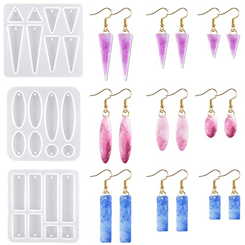 Weenkeey Schmuck Epoxidharz Formen Rechteck Oval Dreieck Schmuck Gießformen Anhänger Halskette Ohrringe Silikonformen für DIY Handwerk Weenkeey Schmuck Epoxidharz Formen Rechteck Oval Dreieck Schmuck Gießformen Anhänger Halskette Ohrringe Silikonformen für DIY Handwerk von Weenkeey