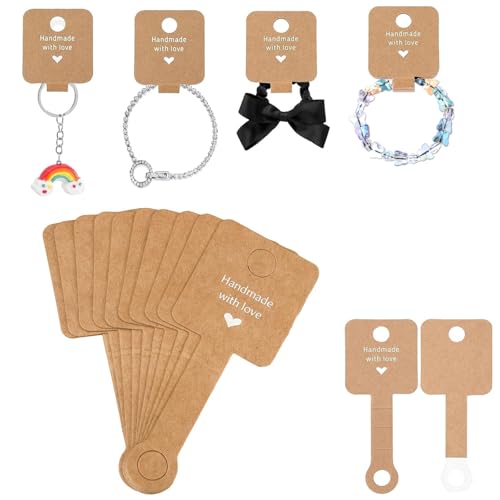 Weenwill Armband Display Karten,100 PCS Selbstklebende Armband Displaykarten Schmuck Display Kartenhalter mit Löchern,Kraftpapier Halsketten Schmuckkarten Hängeetiketten für Ohrringe,Halsketten Weenwill Armband Display Karten,100 PCS Selbstklebende Armband Displaykarten Schmuck Display Kartenhalter mit Löchern,Kraftpapier Halsketten Schmuckkarten Hängeetiketten für Ohrringe,Halsketten von Weenwill