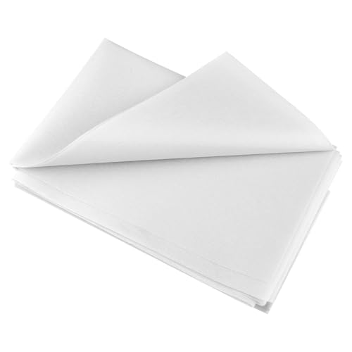 Bügelvlies 200 x 100 cm, 50g/m² Vlies zum Aufbügeln Bügeleinlage Bügelflies Nähvlies Bügelvlies zum Verstärken Bügeleinlagen Vliesstoff für Bügelfalten Nähhandwerk Verstärkte Bekleidung (weiß) von Wefaly