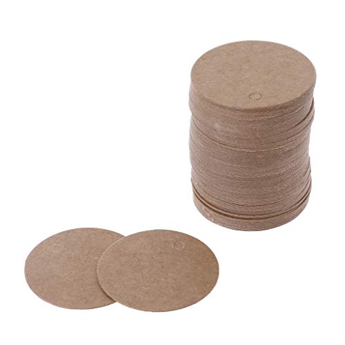 100 Stück Kraftpapier-Etiketten, für Hochzeit, Party, Gastgeschenke, 4 cm 100 Stück Kraftpapier-Etiketten, für Hochzeit, Party, Gastgeschenke, 4 cm von Wegiwuca