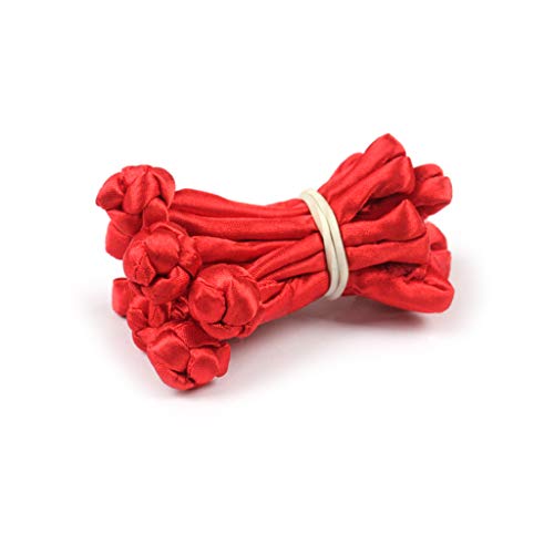 20 Paar chinesische Knöpfe für Tang-Anzug, handgefertigt, Cheongsam-Knöpfe, Knotenverschluss, Bekleidungszubehör, seidige Zahnseide, Quasten, Kordelschlaufe, chinesischer Knoten, Schmuckherstellung 20 Paar chinesische Knöpfe für Tang-Anzug, handgefertigt, Cheongsam-Knöpfe, Knotenverschluss, Bekleidungszubehör, seidige Zahnseide, Quasten, Kordelschlaufe, chinesischer Knoten, Schmuckherstellung von Wegiwuca
