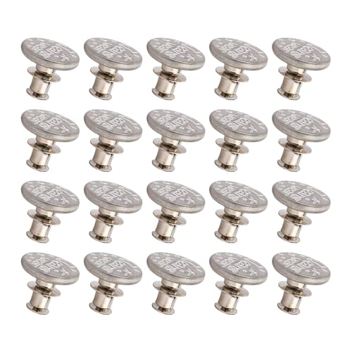 20 runde Taillenverlängerungen, Jeans, Taillenstraffer, verstellbare Taille, Knopf, Hose, Taillenknopf für Jeanskleid von Wegiwuca