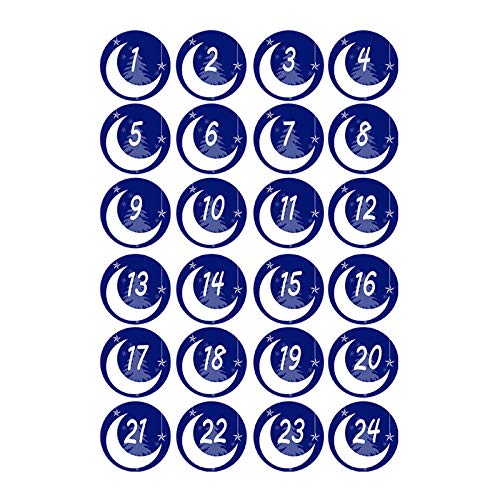 240x Weihnachten Countdown Adventskalender Zahlen Aufkleber Paket Siegel Etikett Countdown Kalender Abreißen 240x Weihnachten Countdown Adventskalender Zahlen Aufkleber Paket Siegel Etikett Countdown Kalender Abreißen von Wegiwuca