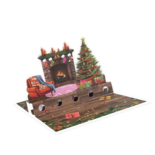 3D-Grußkartensammlung, elegante Festival-Szene, 3D-Weihnachtskarten für Urlaubsgeschenke und Dekoration 3D-Grußkartensammlung, elegante Festival-Szene, 3D-Weihnachtskarten für Urlaubsgeschenke und Dekoration von Wegiwuca