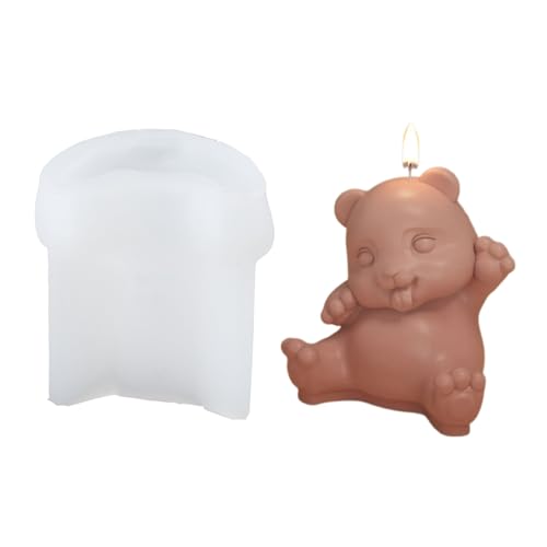 3D-Panda-Silikonformen, handgefertigte Harze, Backformen, Gießformen, Heimdekoration von Wegiwuca