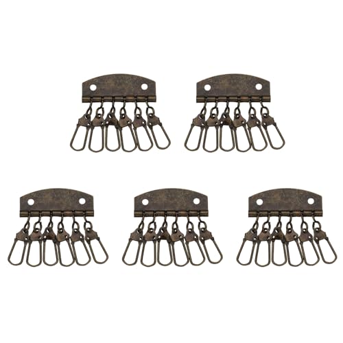 5 Stück Schlüsselringe Halter Schlüsselanhänger Organizer Schlüsselreihe Schlüsselanhänger Organizer Multifunktionale Schlüsselhalter mit 4/6 Haken 5 Stück Schlüsselringe Halter Schlüsselanhänger Organizer Schlüsselreihe Schlüsselanhänger Organizer Multifunktionale Schlüsselhalter mit 4/6 Haken von Wegiwuca