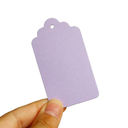 50 Stück/Set Tag Tag Tag Schmuck Tag Rechteckige hängende Tage mit Loch Kleidung Display Tag Tag von Wegiwuca