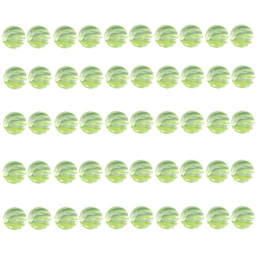 50pcs Klare Farbenfrohe Runde Perlen 14mm Glas Für Handgefertigte Bastelschmuck Halskette Armbänder Machen Accessoires Glas von Wegiwuca