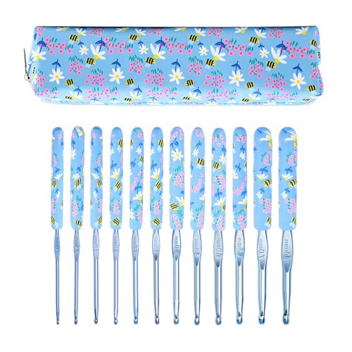 9/12-pcs Ergonomischer Häkchen Haken Zum Stricken Von Weben Weben Handwerksanfänger 2 0 Mm-6. Oder 2.-8. Satz 9/12-pcs Ergonomischer Häkchen Haken Zum Stricken Von Weben Weben Handwerksanfänger 2 0 Mm-6. Oder 2.-8. Satz von Wegiwuca