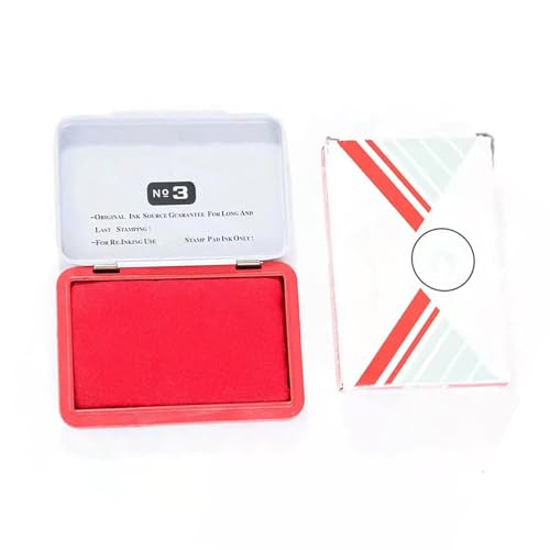 Business-Stempel-Tintenblock, schnell trocknend, ölbasierte Tinten, Fingerabdruck-Tintenblock für Büro, Finanzdokumente, Prüfungen, Verträge, professionelles Büro-Stempelkissen Business-Stempel-Tintenblock, schnell trocknend, ölbasierte Tinten, Fingerabdruck-Tintenblock für Büro, Finanzdokumente, Prüfungen, Verträge, professionelles Büro-Stempelkissen von Wegiwuca