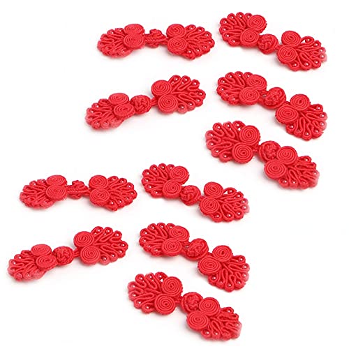 Chinesische Knoten für Froschknöpfe, 10 Paar, Perlen-Verschlussknöpfe für Jacken, Korsetts, Handtaschen, Dekoration, Zubehör, Froschknöpfe, Verschluss Chinesische Knoten für Froschknöpfe, 10 Paar, Perlen-Verschlussknöpfe für Jacken, Korsetts, Handtaschen, Dekoration, Zubehör, Froschknöpfe, Verschluss von Wegiwuca