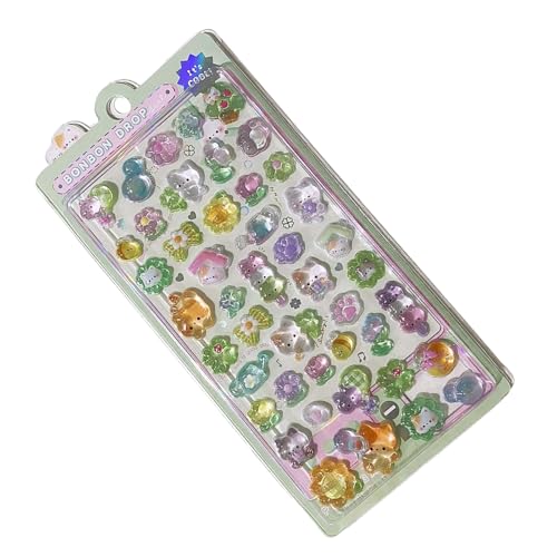 Clear Cartoon Animal Sticker Klarer Scrapbooking Aufkleber Für Journal Laptops Phone Hülle Wasserflasche Verzierungen Crystal Animal Sticker von Wegiwuca