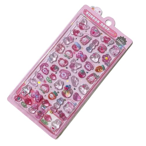 Clear Cartoon Animal Sticker Klarer Scrapbooking Aufkleber Für Journal Laptops Phone Hülle Wasserflasche Verzierungen Crystal Animal Sticker von Wegiwuca