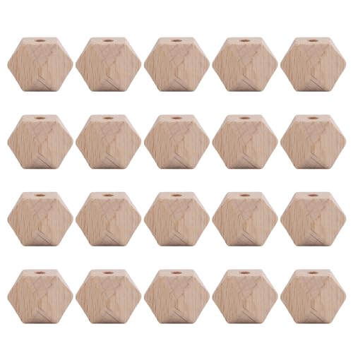 Geometrische Bastelperlen, achteckig, Kunstharz, 14 mm, Abstandshalter für handgefertigte Schmuckherstellung, Heimdekoration, 20 Stück Geometrische Bastelperlen, achteckig, Kunstharz, 14 mm, Abstandshalter für handgefertigte Schmuckherstellung, Heimdekoration, 20 Stück von Wegiwuca