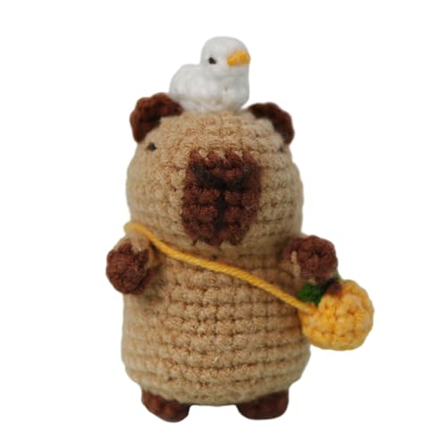 Häkel-Schlüsselanhänger-Set für Anfänger mit Video-Tutorial Anleitung Tierhandwerk Häkelset mit Strickzubehör Tier-Häkelset von Wegiwuca
