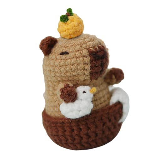Häkel-Schlüsselanhänger-Set für Anfänger mit Video-Tutorial Anleitung Tierhandwerk Häkelset mit Strickzubehör Tier-Häkelset von Wegiwuca