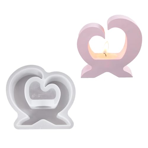 Herzförmige Harz Silikonformen Für Teelichtstandkerzenhalter Valentiner Dekoration Epoxidharz Silikonformen Herzförmige Harz Silikonformen Für Teelichtstandkerzenhalter Valentiner Dekoration Epoxidharz Silikonformen von Wegiwuca