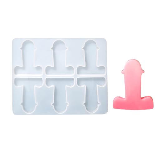 Lustige Silikonformen für Epoxidharz, Seife, Dekorationen, 6 Mulden, lustige Fondant-Silikonformen Lustige Silikonformen für Epoxidharz, Seife, Dekorationen, 6 Mulden, lustige Fondant-Silikonformen von Wegiwuca