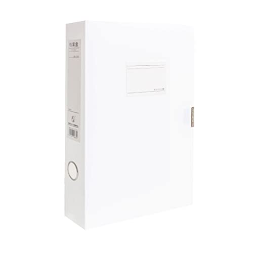 Mehrzweck-Aktenbox für Koffer, abschließbar, Schreibtisch-Ordner, Etikettenfenster, einfaches Einziehen, Aktenbox mit Verschlussdeckel, Briefgröße Mehrzweck-Aktenbox für Koffer, abschließbar, Schreibtisch-Ordner, Etikettenfenster, einfaches Einziehen, Aktenbox mit Verschlussdeckel, Briefgröße von Wegiwuca