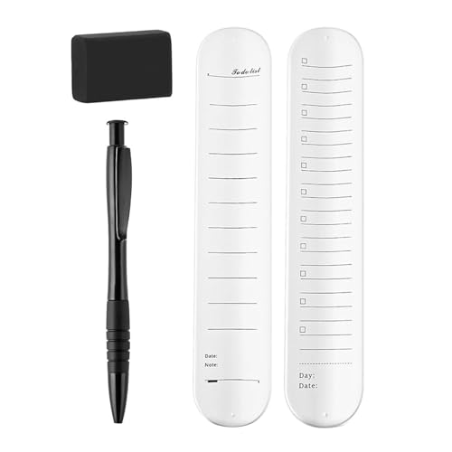 Mehrzweck-Notizblock, Slap Armbänder, Lineal, Erinnerungen, Armbänder für Memos, Notizen, oberste Prioritäten, Pläne, flexibel, löschbar, Handgelenknotizen Mehrzweck-Notizblock, Slap Armbänder, Lineal, Erinnerungen, Armbänder für Memos, Notizen, oberste Prioritäten, Pläne, flexibel, löschbar, Handgelenknotizen von Wegiwuca