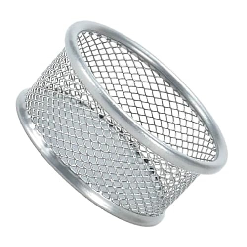 Metall Büroklammer Organizer Runde Aufbewahrungsbox Push Pin Behälter Belüftet Pin Aufbewahrungskoffer für Schule Bürobedarf Multifunktionaler Clip Container von Wegiwuca