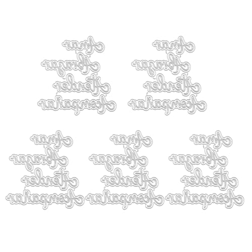 Metall-Stanzformen, Prägeschablonen für Handarbeiten, Scrapbooking, Alben, dekorative Papierstanzformen, Kartenherstellung von Wegiwuca