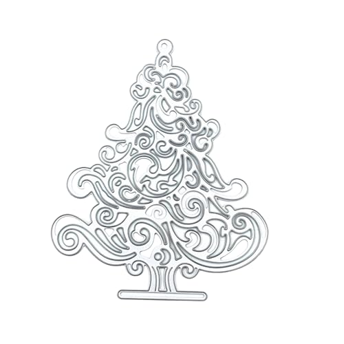 Metall-Stanzformen, Weihnachtsbaum-Prägeschablonen, Stanzformen für Kartenherstellung, Scrapbooking, Papierbastelvorlagen, Formen von Wegiwuca