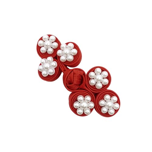 Perlen Cheongsam Knöpfe Chinesische Verschlussknöpfe Knöpfe Chinesische Knoten Froschknöpfe Handgefertigte Nähe Befestigungselemente von Wegiwuca