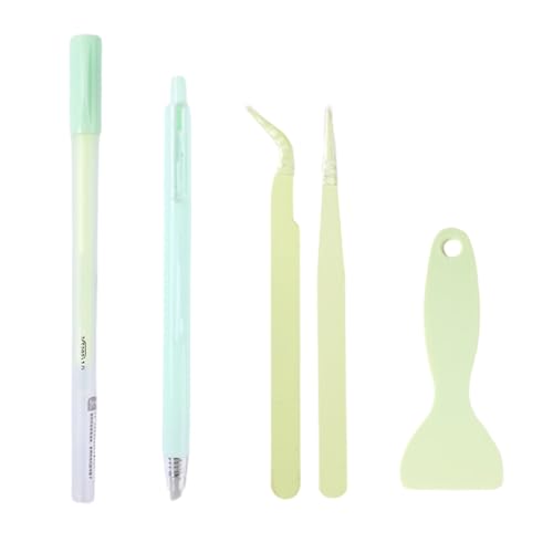 Professionelles Bastelwerkzeug mit Klebstoff-Applikator, Keramikspitzenschneider, Spatel und Pinzette, Scrapbooking, Bastelwerkzeug für Scrapbooking, 4 Stück Professionelles Bastelwerkzeug mit Klebstoff-Applikator, Keramikspitzenschneider, Spatel und Pinzette, Scrapbooking, Bastelwerkzeug für Scrapbooking, 4 Stück von Wegiwuca