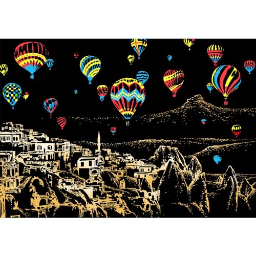 Wegiwuca Kratzermalerei Kits Für Erwachsene Kinder Kratzer Papierkarton Nacht Landschaft Kratzer Kunstmalerei Kits Tolles Geschenk Wegiwuca Kratzermalerei Kits Für Erwachsene Kinder Kratzer Papierkarton Nacht Landschaft Kratzer Kunstmalerei Kits Tolles Geschenk von Wegiwuca