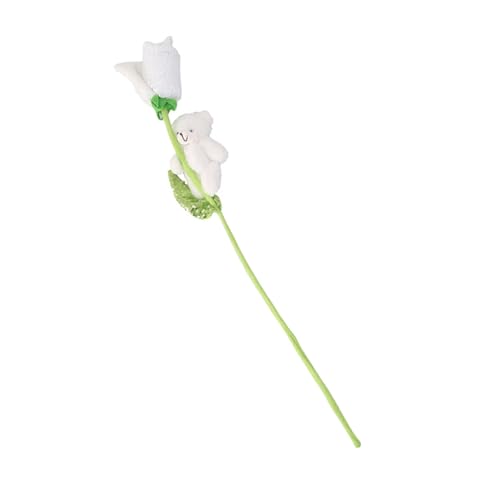 Wegiwuca Plüsch-Blume, Bärenform, Hochzeitszubehör, bequeme Stofftiere, Plüsch-Ornament, handgefertigtes Geschenk für Paare Wegiwuca Plüsch-Blume, Bärenform, Hochzeitszubehör, bequeme Stofftiere, Plüsch-Ornament, handgefertigtes Geschenk für Paare von Wegiwuca