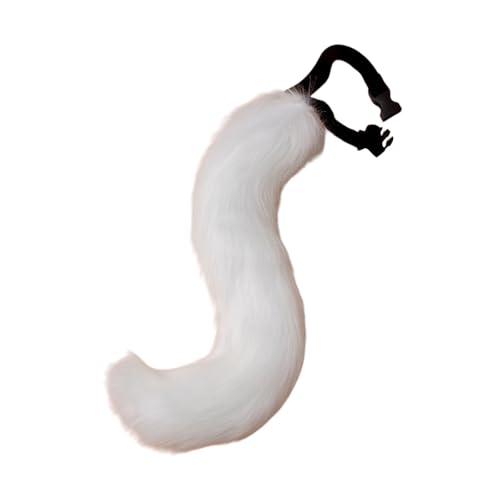 Wegiwuca Realistischer Füchsschwanz für Mode-Enthusiasten, Accessoire mit Tiermotiven, eleganter Füchsschwanz für stilvolle Kleidung Wegiwuca Realistischer Füchsschwanz für Mode-Enthusiasten, Accessoire mit Tiermotiven, eleganter Füchsschwanz für stilvolle Kleidung von Wegiwuca
