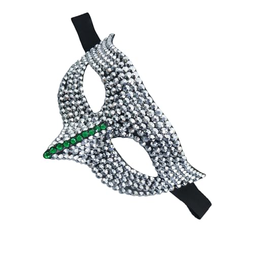 Wegiwuca Strass-Maskerade Halloween Party Auge halbes Gesicht für Männer Frauen Cosplay Party Maskerade Brillen Wegiwuca Strass-Maskerade Halloween Party Auge halbes Gesicht für Männer Frauen Cosplay Party Maskerade Brillen von Wegiwuca
