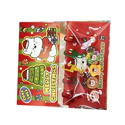 Wegiwuca Weihnachtsbaum-Dekoration, Schlüsselanhänger, Ferienhaus-Dekorationen, Kinder, 5 Stück Wegiwuca Weihnachtsbaum-Dekoration, Schlüsselanhänger, Ferienhaus-Dekorationen, Kinder, 5 Stück von Wegiwuca