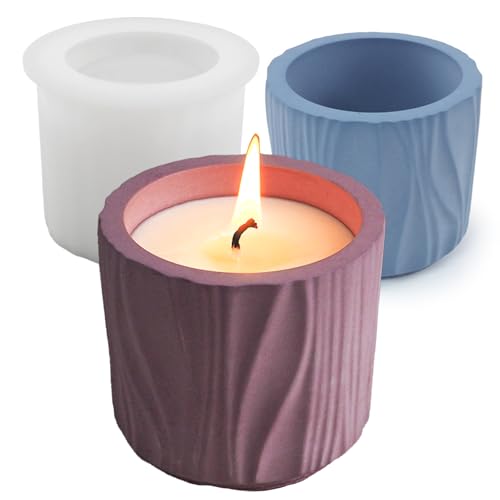 Wehous Harzglasform, Wellenstruktur, Kerzenhalter, Silikonformen für Epoxidharz, einzigartiger Aufbewahrungsbehälter, Kerzengefäße, Schmuck, Schmuckhalter, Blumentopf, Beton, Zement, DIY, Handwerk von Wehous