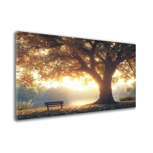 Diamond Painting Erwachsene Groß xxl 60x80cm Baum Diamond Painting Herbst Diamanten Art Kinder, Diamant Kunst Kits Vollständiges, Mosaikherstellung Bastelset, Deko Wand, Geschenke für Frauen W6-222 von Wehsaeho