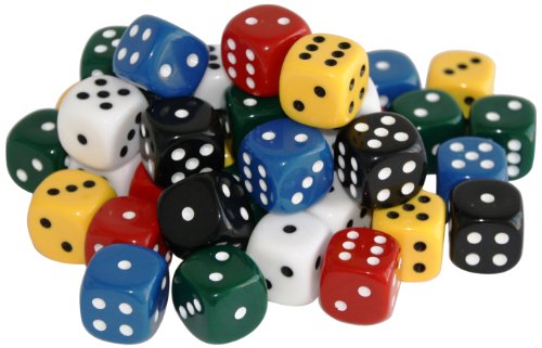 weiblespiele 05120-40 - Acryl-Würfel, Uni, 20 mm, 40 Stück weiblespiele 05120-40 - Acryl-Würfel, Uni, 20 mm, 40 Stück von Weible Spiele