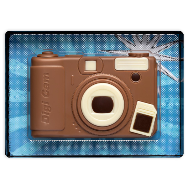 Schoko-Geschenk "Digicam", 70g Schoko-Geschenk "Digicam", 70g von Weibler Confiserie