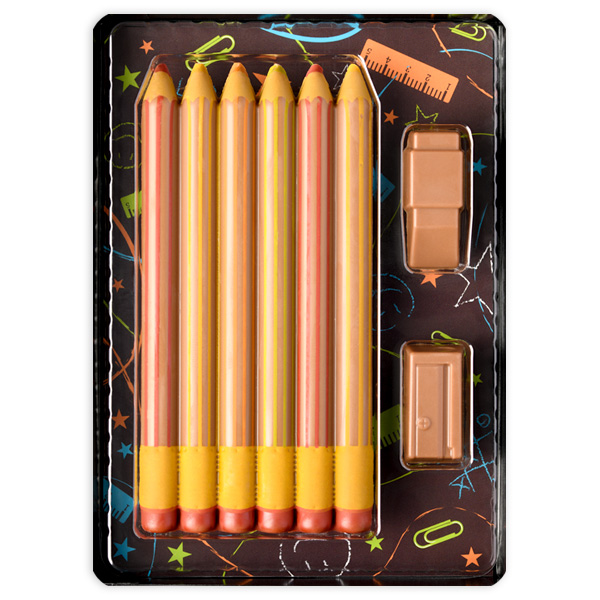 Schoko-Geschenkset "Malset", 3-teilig, 40g Schoko-Geschenkset "Malset", 3-teilig, 40g